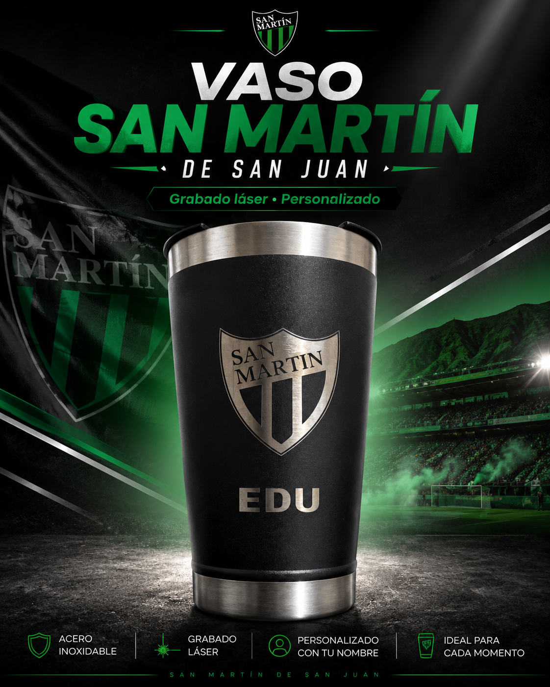 Vaso Personalizado 'San Martin de San Juan'