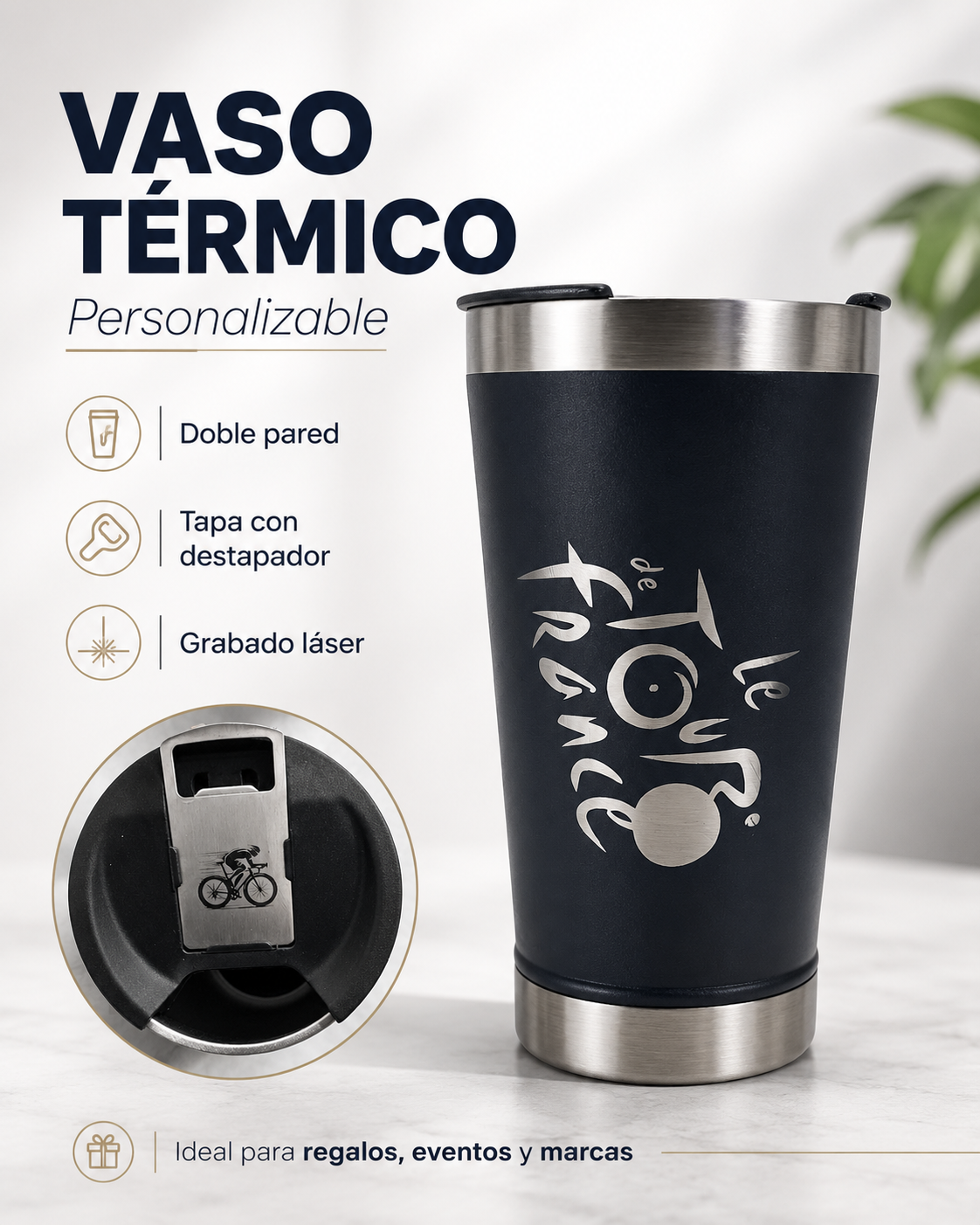 Vaso Personalizado 'Le Tour de France'